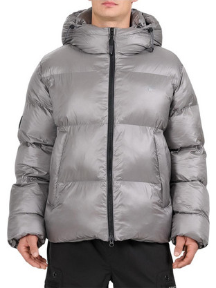 4F Ανδρικό Μπουφάν Χειμωνιάτικο Puffer Γκρι 4FWAW26TDJAM0960-22S