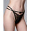 Milena By Paris Γυναικείο Sexy String με Δαντέλα Μαύρο 6978