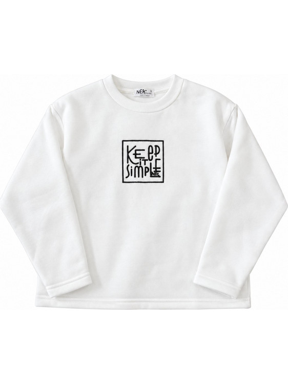 NEK Παιδικό T-Shirt Μακρυμάνικο Λευκό 126226