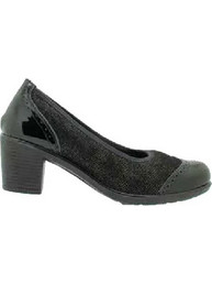 Emanuele Ανατομικές Γόβες με Χοντρό Χαμηλό Τακούνι Μπρονζέ D243