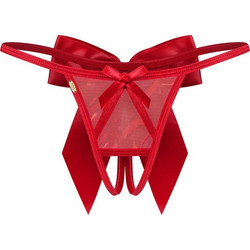 Obsessive Gifty Γυναικείο Sexy String Αυτοκινήτου Κόκκινο OB0431