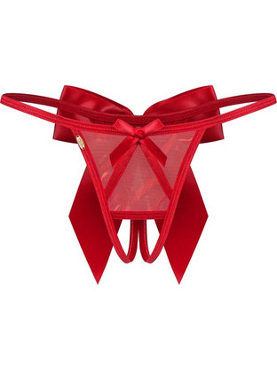 Obsessive Gifty Γυναικείο Sexy String Αυτοκινήτου Κόκκινο OB0431