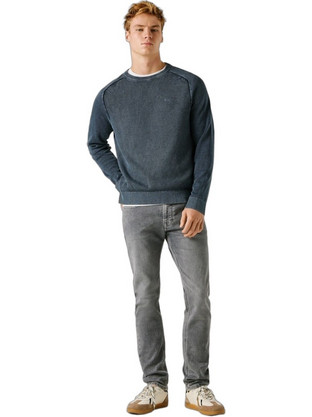 Pepe Jeans Ανδρικό Τζιν Παντελόνι Ελαστικό Slim Εφαρμογή Γκρι PM20738988UGA
