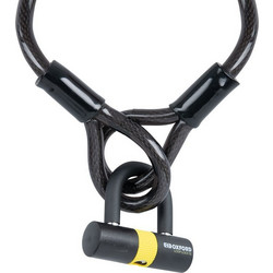 Oxford Loop Lock Αντικλεπτική Αλυσίδα Μηχανής με Κλειδαριά 200cm 15mm Μαύρη