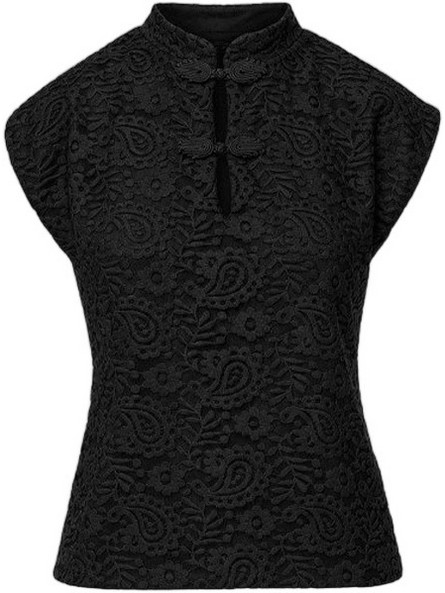 Lynne Γυναικείο Χειμερινό Top Μαύρο 0056-0510040-80