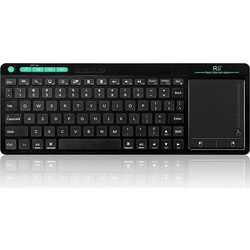 Riitek Mini K18+ Black Ασύρματο Πληκτρολόγιο με TouchPad