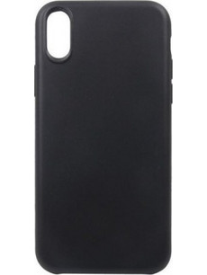 SOFT MATT GEL TPU BACK COVER BLACK ΓΙΑ IPHONE X/XS 100.0293