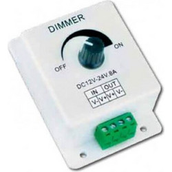 ΤΑΣΗ ΕΙΣ/ΕΞ:12-24V DC WALL-MOUNT LED 8A WALL-MOUNT LED DIMMER 8A