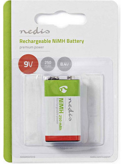 Nedis Rechargeable 9V 250mAh 1τμχ