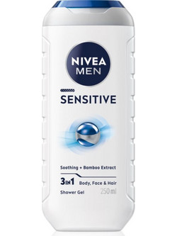 Nivea Men Sensitive Ανδρικό Αφρόλουτρο σε Gel για Ευαίσθητο Δέρμα 250ml