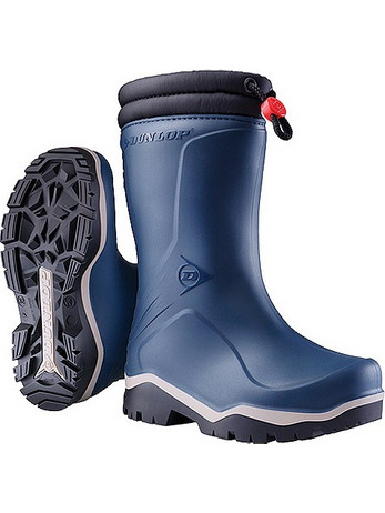 Μπότες παιδικές γόνατος με γούνα DUNLOP Kids Blizzard Blue αδιάβροχη & αντοχή στους -15C Νο.29-35 (035 )
