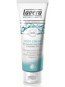 Lavera Organic Macadamia & Healing Clay Ενυδατική Κρέμα Ποδιών 75ml