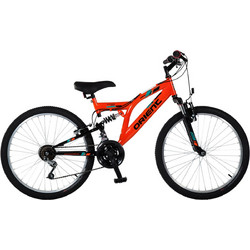 Orient Bikes Comfort Suspension Mountain Bike 26" με 18 Ταχύτητες Πορτοκαλί