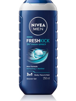Nivea Men Cool Kick Gel Shampoo 250ml