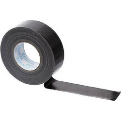 MFH BW Fabric Tape 5cm x 50m - Black