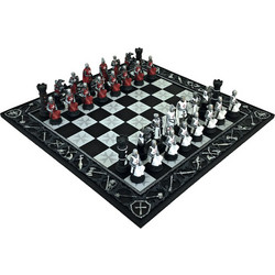 Italfama Crusades Σκάκι Δερμάτινο με Πιόνια 35x35cm