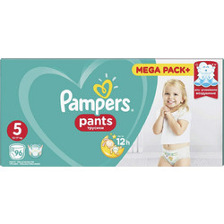 Pampers Pants Junior Πάνες Βρακάκι No5 12-18kg 96τμχ