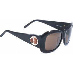 Etro 9888 0958 Γυναικεία Γυαλιά Ηλίου Τετράγωνα Κοκάλινα Μαύρα με Καφέ Polarized Φακό