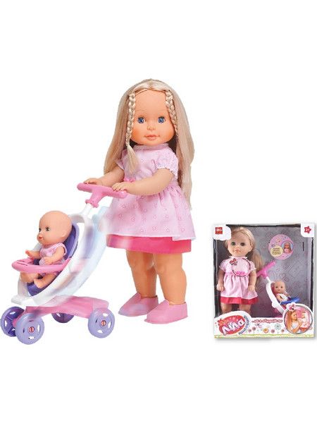 MG Toys Η Λίλα & η Αδερφούλα Της Με Καροτσάκι