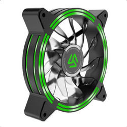 Alseye Halo 4.0 Case Fan 120mm με Σύνδεση 3-Pin 4-Pin Molex Green