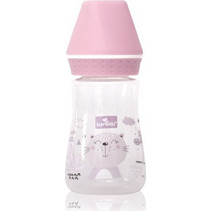 Lorelli Πλαστικό Μπιμπερό με Θηλή Σιλικόνης 0m+ My Friend Pink 125ml