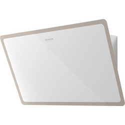 Faber Glam-Light WH A80 Απορροφητήρας Καμινάδα-Τζάκι 80cm Λευκός Glass
