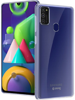 Crong Slim Θήκη Σιλικόνης Samsung Galaxy M21 Clear (CRG-CRSLIM-SGM21-TRS)