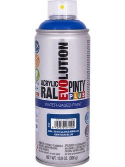Pinty Plus Evolution Water Base Σπρέι Βαφής RAL 5010 Gentian 400ml
