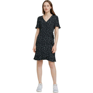 Tom Tailor Mini Καλοκαιρινό Καθημερινό Φόρεμα Μαύρο 1025704-26825 Tom Tailor Mini Καλοκαιρινό Καθημερινό Φόρεμα Μαύρο 1025704-26825