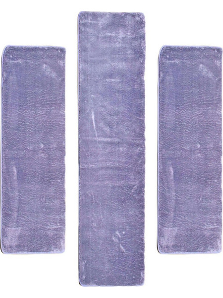 Σετ Χαλιά Κρεβατοκάμαρας 3Τμχ. Fluffy Purple ΣΕΤ (2 67x135 & 67x190) Πολυέστερ