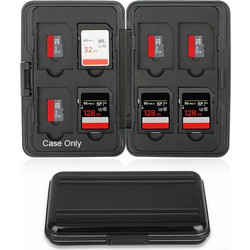 Θήκη από αλουμίνιο για κάρτες 8pcs SD cards+8pcs micro SD cards