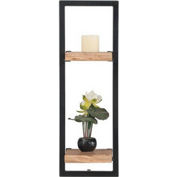 Ράφι Lizard Acacia Natural/Black ΕΑ7070,2 25x25x75cm