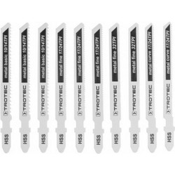TROTEC Jigsaw Blade Set METAL 10-Piece (6215001131)