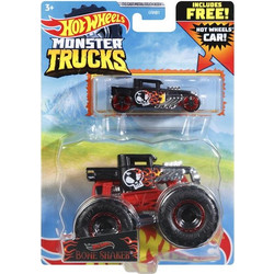 Mattel Hot Wheels Metal Monster Truck Με Αυτοκινητάκι GRH81