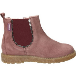 Garvalin Παιδικά Μποτάκια Κόκκινα Suede με Chelsea Φερμουάρ 191637