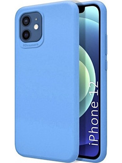 Θήκη Flexible TPU Σιλικόνης για iPhone 12 Mini - Γαλάζιο Matte