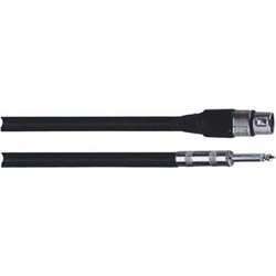 Microphone cable XLR/6.35 mono JACK 6m