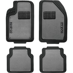 Πατάκια Sparco Λάστιχο - Μοκέτα σετ 4 τμχ SPC1906GR