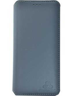 Powertech Slim Leather Grey (Galaxy J6+ 2018)