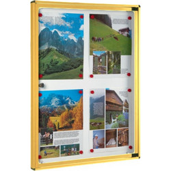 Πίνακας ανακοινώσεων 701 Μοντέλο 730mm x 550mm σε Χρυσό