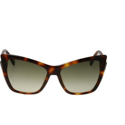 Longchamp LO669S 214 Γυναικεία Γυαλιά Ηλίου Πεταλούδα Κοκάλινα Ταρταρούγα με Καφέ Degradee Φακό