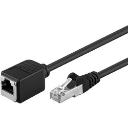 Goobay F/UTP Cat.5e Καλώδιο Δικτύου Ethernet 3m Black