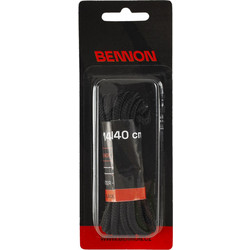 Κορδόνια παπουτσιών Bennon black 140εκ