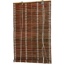 Ριντό Bamboo Πλακέ Σκούρο Καφέ 90x120cm - Ra-Ba