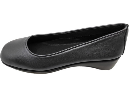 Γυναικεία γόβα δερμάτινη Αναπαυτική comfort soft Αερόσολα AEROBICS 5370-15 Ανθρακί Μεταλλικό