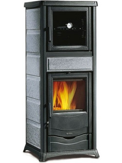 La Nordica Rossella Plus Forno Evo Natural Stone Ατσάλινη Ξυλόσομπα με Φούρνο 12.6kW