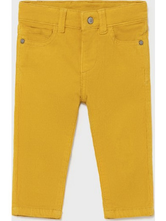 Mayoral Παντελόνι κοτλέ slim fit Χρυσαφί