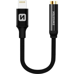 Αντάπτορας audio Lightning / Jack 3.5mm 15cm μαύρο
