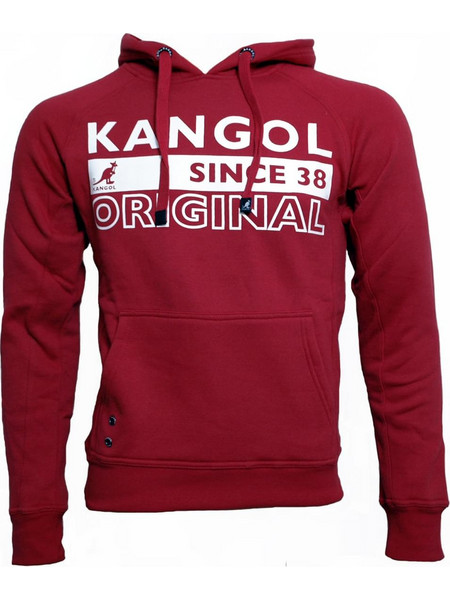 Kangol Ανδρικό Φούτερ με Κουκούλα & Τσέπες Κόκκινο K606466MH3