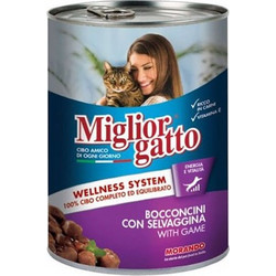 Morando Miglior Gatto Wellness System Pate Κυνήγι 405gr
